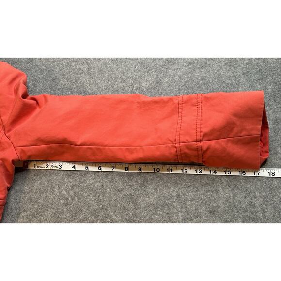 Women's ANN TAYLOR Coral Thigh Length Dress Style/Pea Coat Size M Spot On Sleeve - Picture 6 of 11